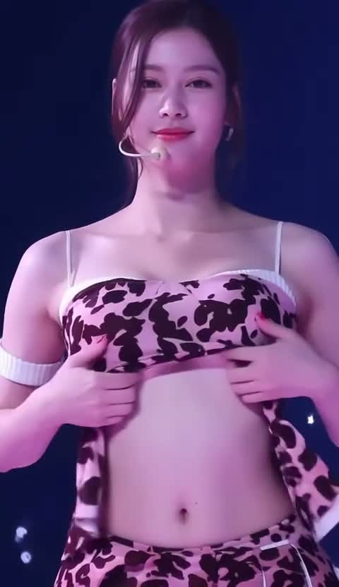 Sana - shows tits