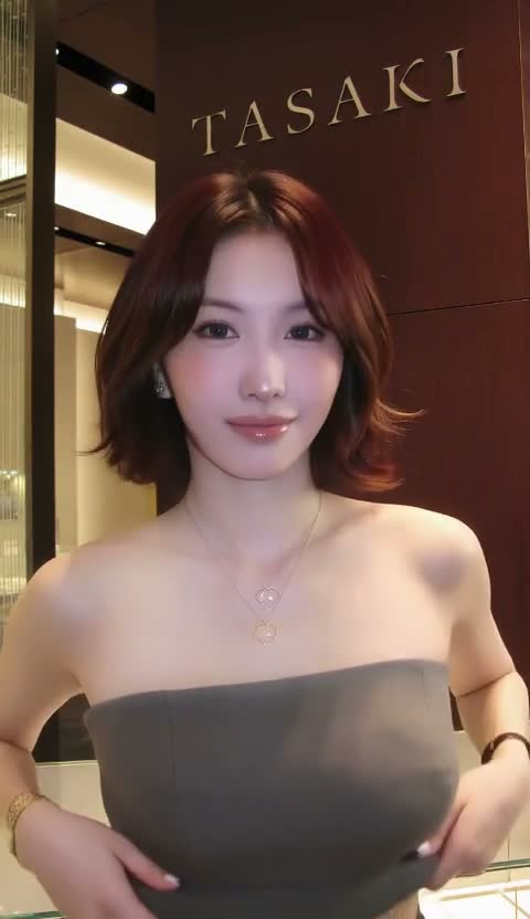 Momo - shows tits